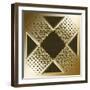 Gold Coffee 9-Art Deco Designs-Framed Giclee Print