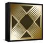 Gold Coffee 9-Art Deco Designs-Framed Stretched Canvas