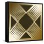 Gold Coffee 9-Art Deco Designs-Framed Stretched Canvas