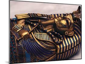 Gold Coffinette, Tomb King Tutankhamun, Valley of the Kings, Egypt-Kenneth Garrett-Mounted Premium Photographic Print