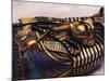 Gold Coffinette, Tomb King Tutankhamun, Valley of the Kings, Egypt-Kenneth Garrett-Mounted Photographic Print