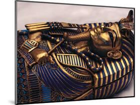 Gold Coffinette, Tomb King Tutankhamun, Valley of the Kings, Egypt-Kenneth Garrett-Mounted Photographic Print