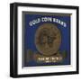 Gold Coin Brand - California - Citrus Crate Label-Lantern Press-Framed Art Print