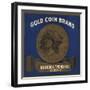 Gold Coin Brand - California - Citrus Crate Label-Lantern Press-Framed Art Print