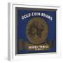 Gold Coin Brand - California - Citrus Crate Label-Lantern Press-Framed Art Print