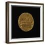 Gold Coin Depicting Military Camp, Issued by Julius Caesar, Roman Coins BC-null-Framed Giclee Print