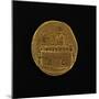 Gold Coin Depicting Military Camp, Issued by Julius Caesar, Roman Coins BC-null-Mounted Giclee Print