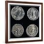 Gold Coin Minted from 408 to 450 by Eastern Emperor-null-Framed Giclee Print