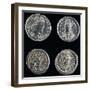 Gold Coin Minted from 408 to 450 by Eastern Emperor-null-Framed Giclee Print