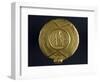 Gold Coin Mounted as Pendant for Byzantine Princess Galla Placidia-null-Framed Giclee Print