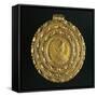 Gold Coin Mounted as Pendant for Byzantine Princess Galla Placidia-null-Framed Stretched Canvas