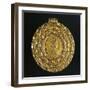 Gold Coin Mounted as Pendant for Byzantine Princess Galla Placidia-null-Framed Giclee Print