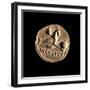 Gold Coin of Augustus Aureus, 18-16 A.D. Ancient Roman coin. Palazzo Massimo, Rome, Italy-null-Framed Art Print