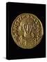 Gold Coin of Prince Arechi, Recto, Lombard Coins, 8th Century-null-Stretched Canvas