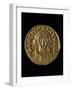 Gold Coin of Prince Arechi, Recto, Lombard Coins, 8th Century-null-Framed Giclee Print