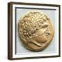 Gold Coin with Head of Apollo-null-Framed Photographic Print