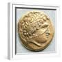 Gold Coin with Head of Apollo-null-Framed Photographic Print