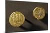 Gold Coins Depicting Eagle and Koson from Sarmizegetusa Regia, Romania-null-Mounted Giclee Print