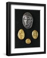 Gold Coins of Croesus, King of Lydia-null-Framed Premium Giclee Print