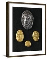 Gold Coins of Croesus, King of Lydia-null-Framed Giclee Print