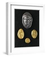 Gold Coins of Croesus, King of Lydia-null-Framed Giclee Print