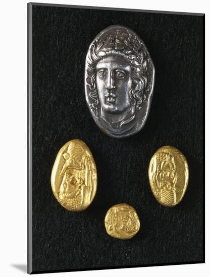Gold Coins of Croesus, King of Lydia-null-Mounted Giclee Print
