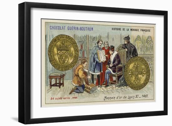 Gold Coins of Louis XI, 1461-null-Framed Giclee Print