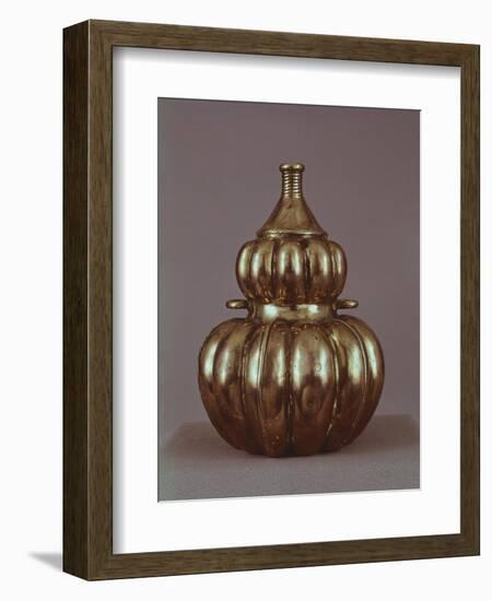 Gold Container Originating from Colombia-null-Framed Giclee Print