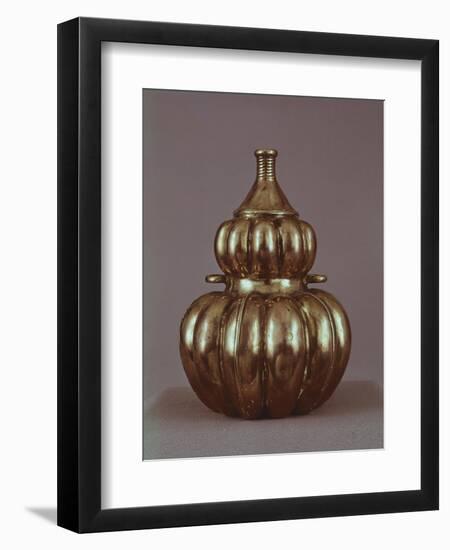 Gold Container Originating from Colombia-null-Framed Giclee Print