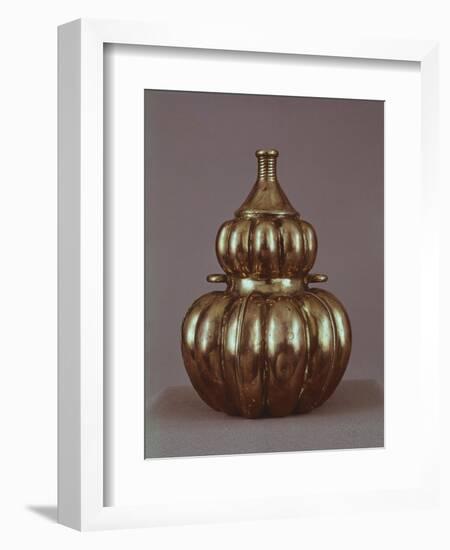 Gold Container Originating from Colombia-null-Framed Giclee Print