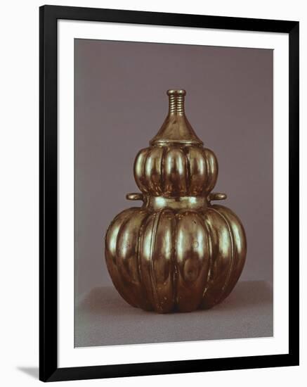 Gold Container Originating from Colombia-null-Framed Giclee Print