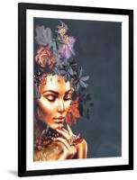 Gold Couture 1-Design Fabrikken-Framed Art Print