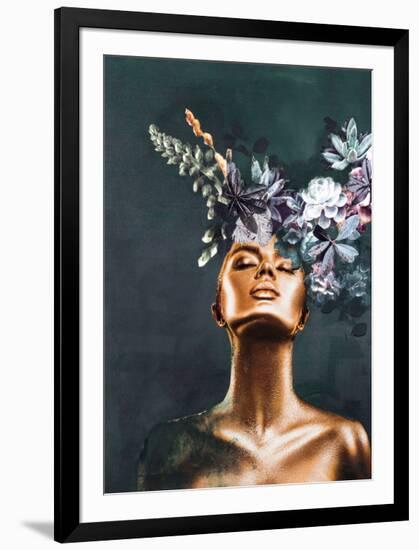 Gold Couture 2-Design Fabrikken-Framed Art Print