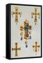 Gold Crosses of a King of the Goths, 7th Century-Franz Kellerhoven-Framed Stretched Canvas