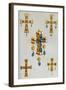 Gold Crosses of a King of the Goths, 7th Century-Franz Kellerhoven-Framed Giclee Print