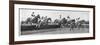 Gold Cup Day at Cheltenham, 1945-null-Framed Photographic Print