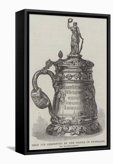 Gold Cup Presented by the People of Friesland to Kostromsky-null-Framed Stretched Canvas