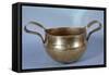 Gold Cup with Two Handles-null-Framed Stretched Canvas