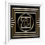 Gold Deco 1-Art Deco Designs-Framed Giclee Print