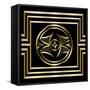 Gold Deco 6-Art Deco Designs-Framed Stretched Canvas