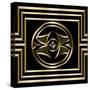 Gold Deco 6-Art Deco Designs-Stretched Canvas