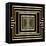 Gold Deco 7-Art Deco Designs-Framed Stretched Canvas