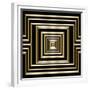 Gold Deco 7-Art Deco Designs-Framed Giclee Print