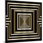 Gold Deco 7-Art Deco Designs-Mounted Giclee Print