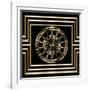 Gold Deco 8-Art Deco Designs-Framed Giclee Print