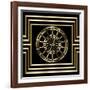 Gold Deco 8-Art Deco Designs-Framed Giclee Print