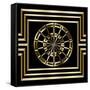 Gold Deco 8-Art Deco Designs-Framed Stretched Canvas