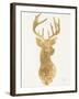 Gold Deer-Patricia Pinto-Framed Art Print