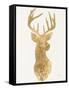 Gold Deer-Patricia Pinto-Framed Stretched Canvas