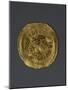 Gold Denarius of Heraclius, Byzantine Emperor, Recto, Byzantine Coins, 7th Century-null-Mounted Giclee Print